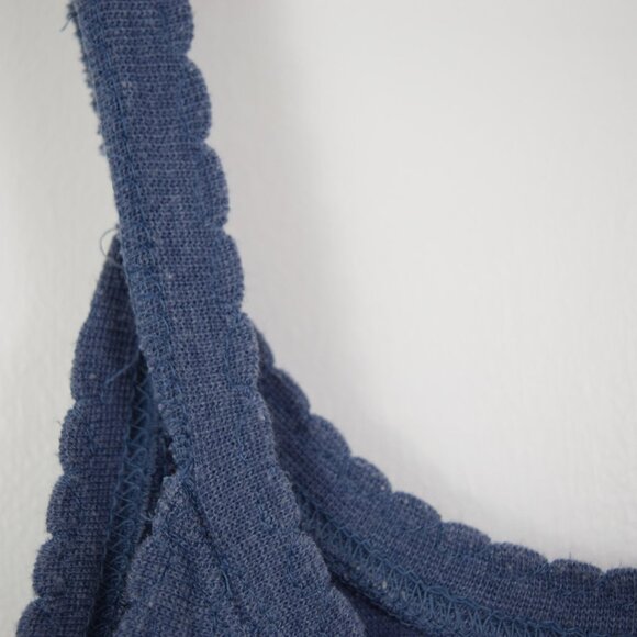 One Step Up 90s Matching Cardigan & Tank Cami Baby Tee Set Women Large Blue VTG - Picture 9 of 12